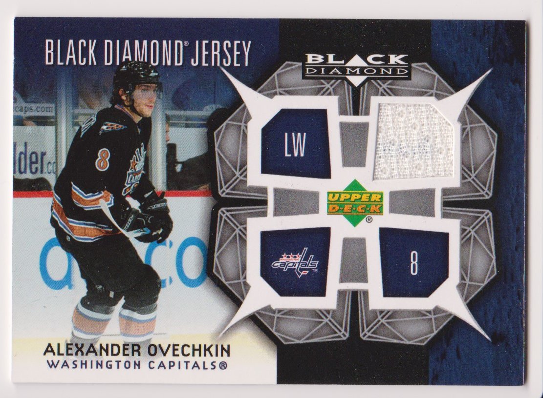 2007-08 Black Diamond Jerseys #BDJAO Alexander Ovechkin SP (image for) 2007-08 Black Diamond Jerseys #BDJAO Alexander Ovechkin SP
